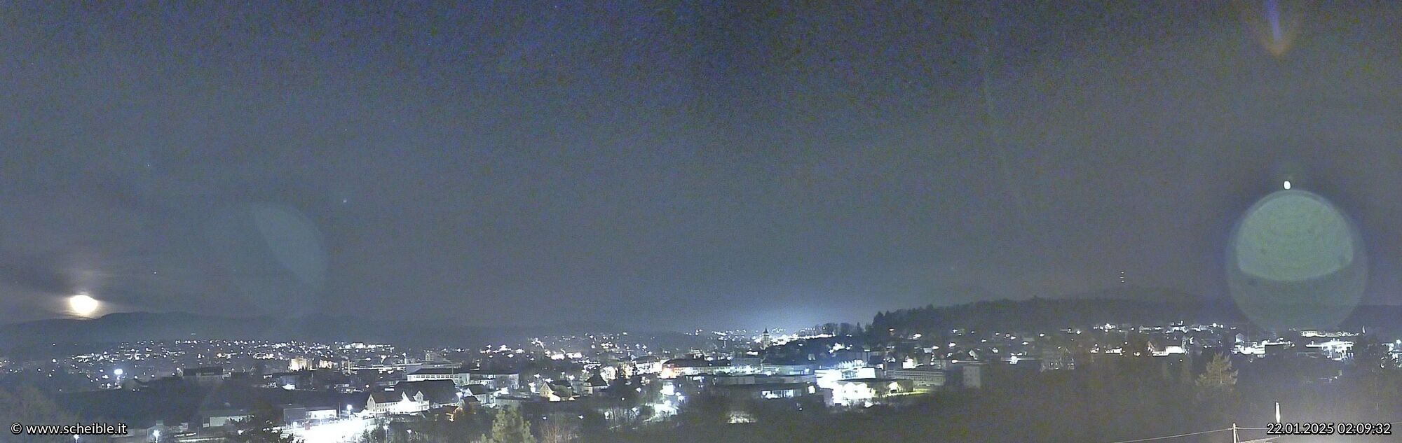 Webcam Stadt Balingen - Blick auf die Innenstadt und den Kirchturm