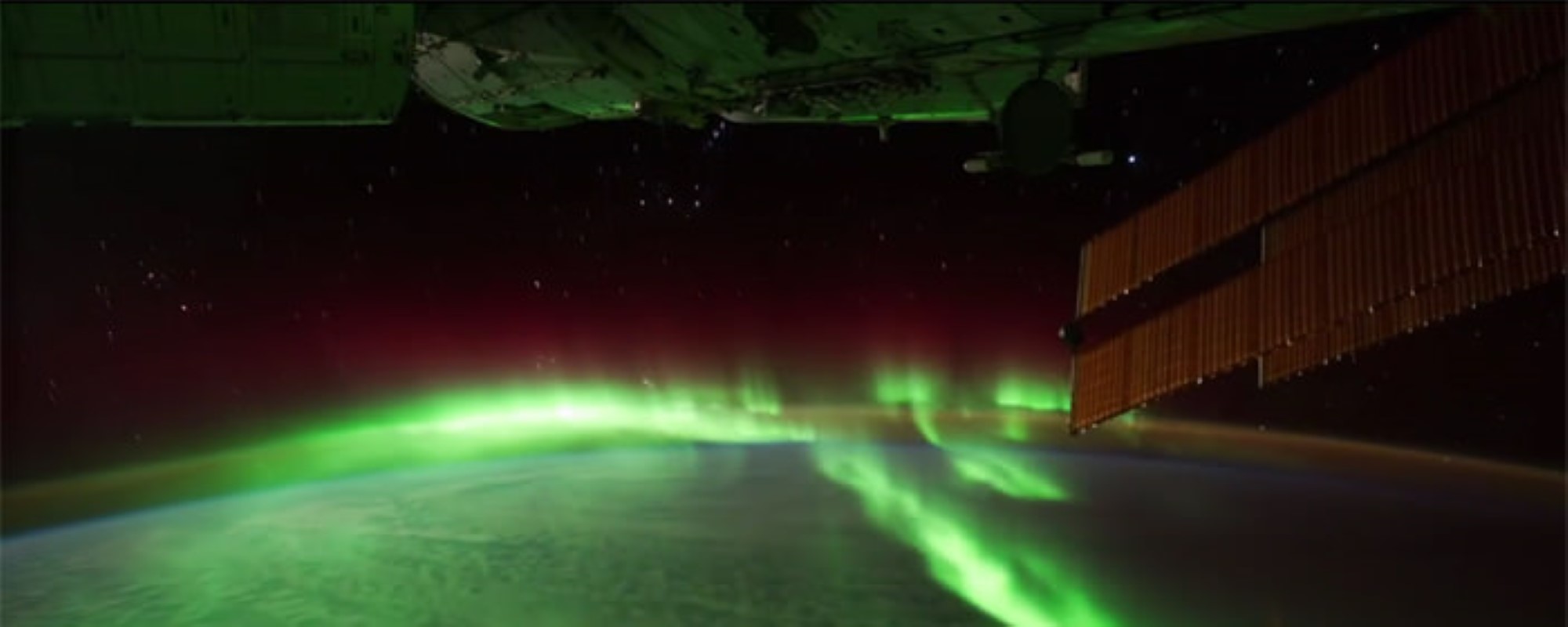 Aufnahme der Erde von der ISS aus
