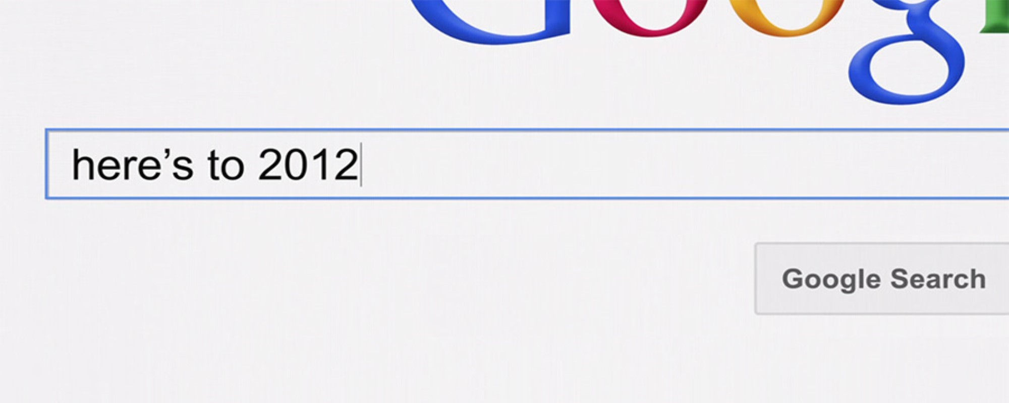 Jahresrückblick 2012 von Google