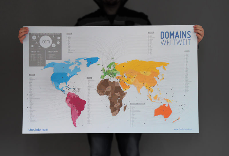Domain-Weltkarte