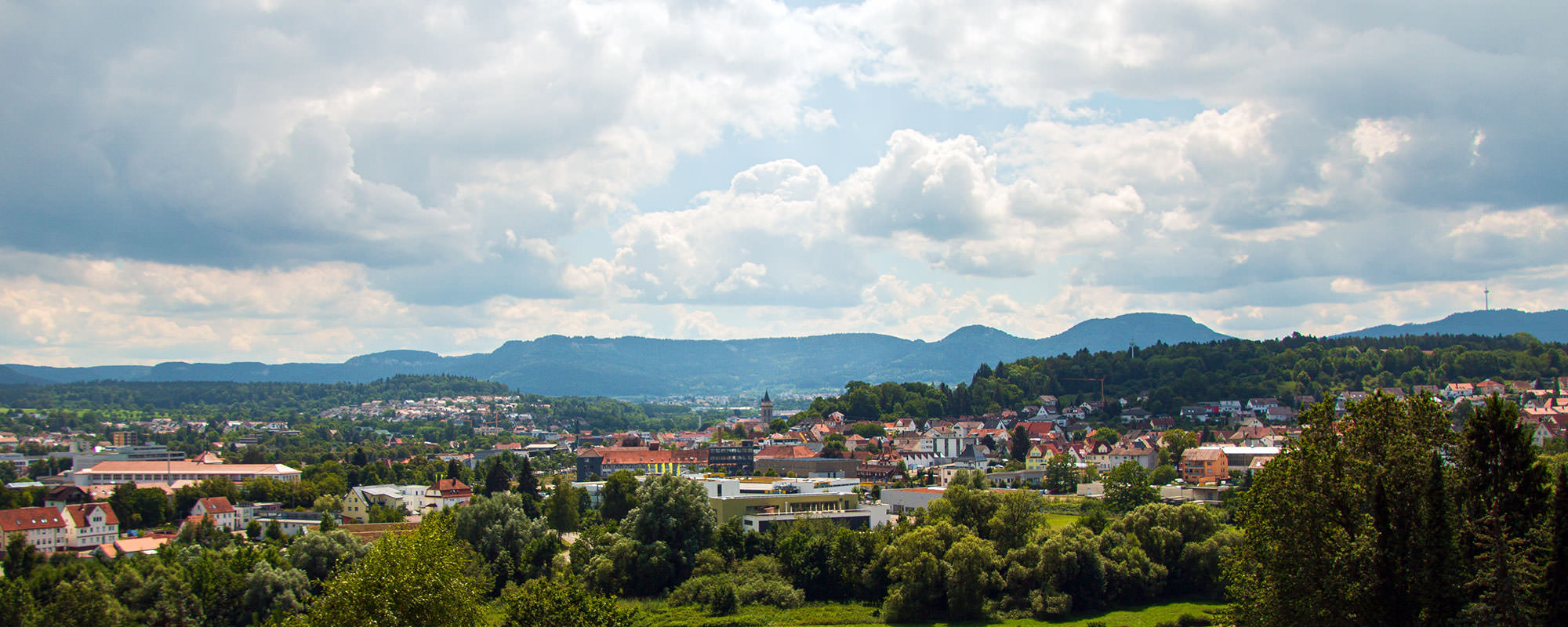 Panorama der Stadt Balingen - Webcam