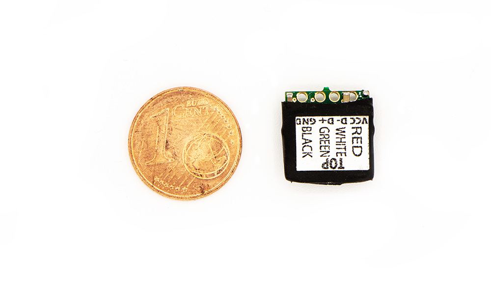 USB Keylogger Chip Größenvergleich