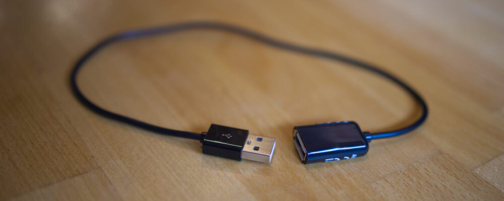 USB-WLAN-Keylogger in Form eines USB-Verlängerungskabel